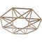 Ekena Millwork Guardian Wood Fretwork Pierced Ceiling Medallion, Red Oak, 20"OD x 7 3/4"ID x 3/8"T CMWP20X20X0375GDRO - alternate 3